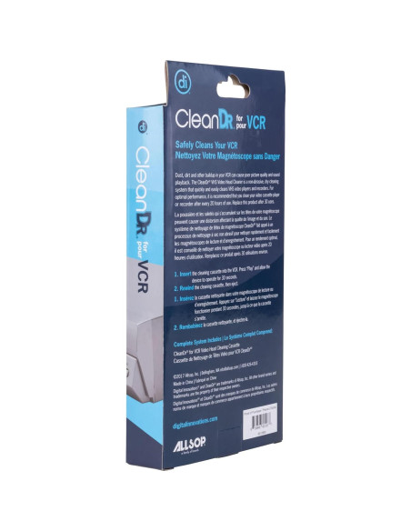 Kit de Limpieza de Cabezas de Video VHS CleanDr - Seco Kit de Limpieza de Cabezas de Video VHS CleanDr - Seco