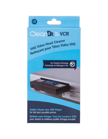 Kit de Limpieza de Cabezas de Video VHS CleanDr - Seco Kit de Limpieza de Cabezas de Video VHS CleanDr - Seco