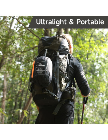Hamaca SkyNest Travel Bird 3.4m Doble Capa Ultraligera