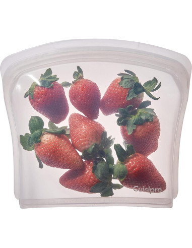 Bolsa Reutilizable Cuisipro de Silicona 800ml A Prueba de Fugas