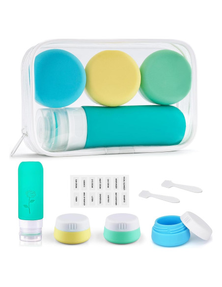 Set de Contenedores de Viaje Kitchen GIMS 3pcs Silicona 20ml Set de Contenedores de Viaje Kitchen GIMS 3pcs Silicona 20ml
