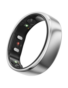 Anillo Inteligente RingConn Gen 2 Plata Talla 10 Monitoreo Sueño