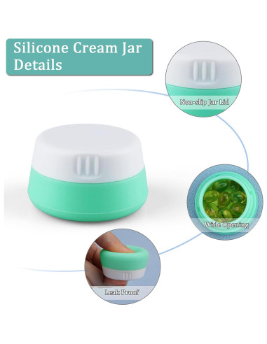 Set de Contenedores de Viaje Kitchen GIMS 3pcs Silicona 20ml
