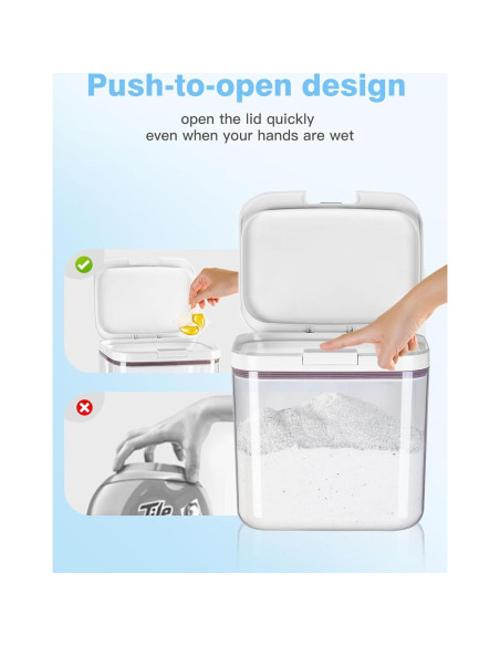 Dispensador de detergente 2.8L PET transparente D979 Dispensador de detergente 2.8L PET transparente D979