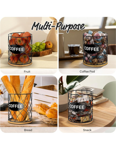 Soporte para cápsulas de café ADDFIT HOUSE - Organizador de 80 unidades