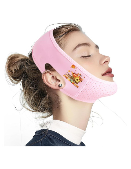 Correa Facial Reutilizable Yuibthr para Dormir - Elevación Barbilla Correa Facial Reutilizable Yuibthr para Dormir - Elevación Barbilla