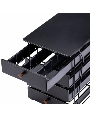 Soporte para cápsulas Nespresso Rice Rat 120 cápsulas negro