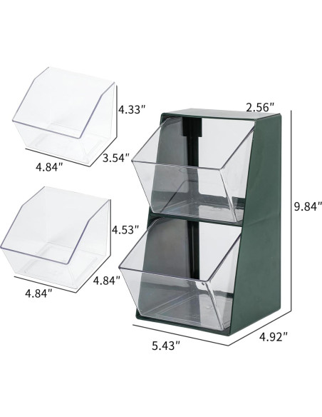 Organizador de Accesorios para Café Nineween - 2 Soportes de Cápsulas y 1 Soporte para Tazas Organizador de Accesorios para Café Nineween - 2 Soportes de Cápsulas y 1 Soporte para Tazas
