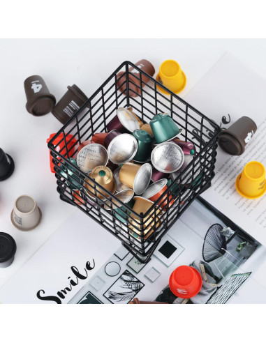 Soporte Organizador para Cápsulas de Café XMGZQ Negro 13.5x15.7 cm