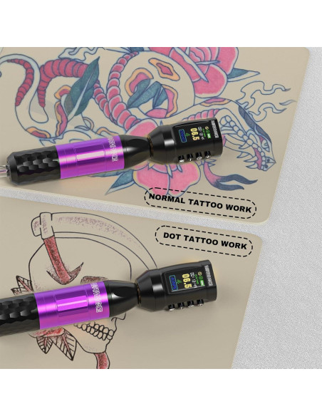 Kit de Tatuaje Inalámbrico Wormhole WTK286 con Batería 1,800mAh Kit de Tatuaje Inalámbrico Wormhole WTK286 con Batería 1,800mAh