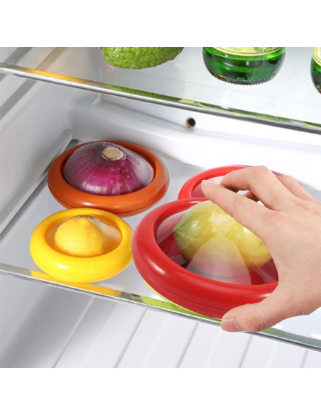 Set de Conservadores de Alimentos YJWZWE - 2 Piezas para Frutas y Verduras Set de Conservadores de Alimentos YJWZWE - 2 Piezas para Frutas y Verduras
