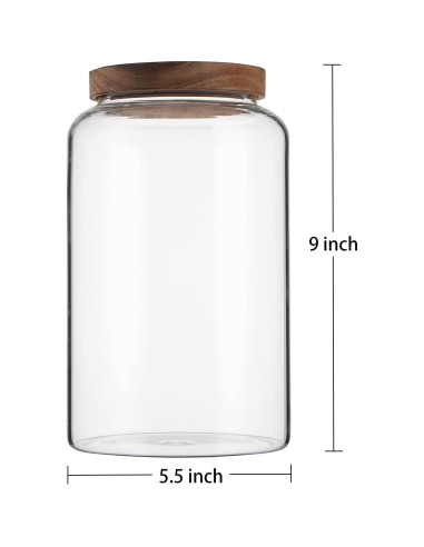 Tarro de Almacenamiento de Vidrio Bekith 3000ml Hermético