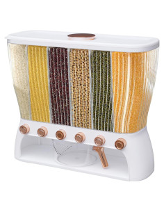 Dispensador de Alimentos Secos JOMCYDM 6 Compartimentos 10kg