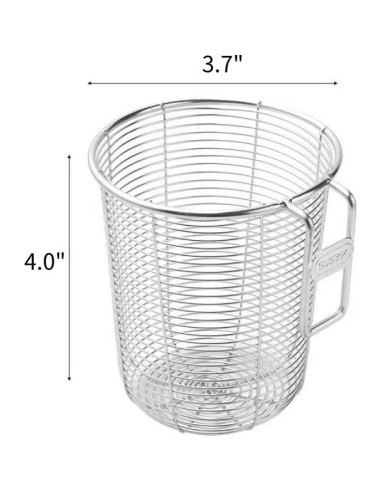 Cesta de Cubiertos para Lavavajillas TONZNYZYJ Acero Inoxidable 9.4x10.2cm