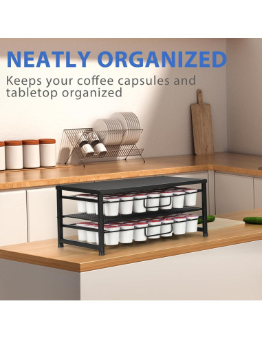 Organizador de Cápsulas de Café ECOLOVI para 70 K-Cups