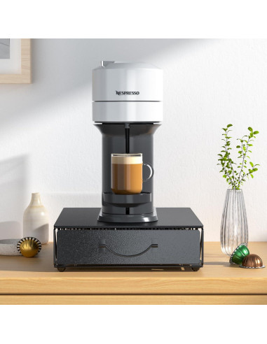 Soporte para Cápsulas de Café HFHOME Negro 50 VertuoLine