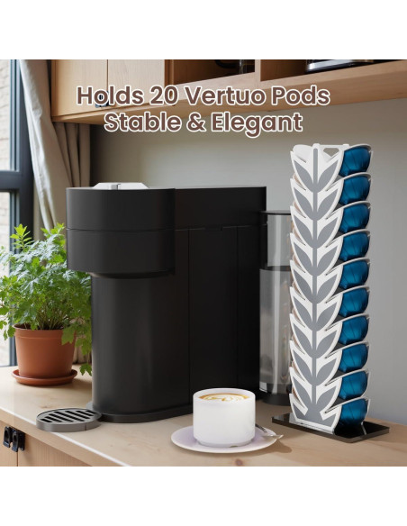 Soporte para cápsulas de café Nespresso Vertuoline LifeMoreasy - Almacena 20 cápsulas Soporte para cápsulas de café Nespresso Vertuoline LifeMoreasy - Almacena 20 cápsulas