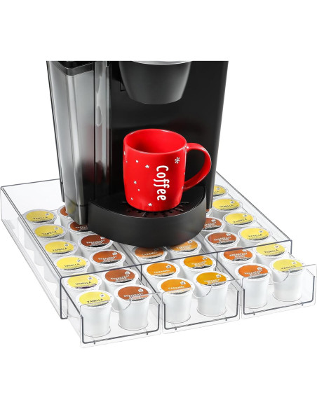 Organizador de cápsulas de café AOZITA para K-Cup - 36 unidades Organizador de cápsulas de café AOZITA para K-Cup - 36 unidades
