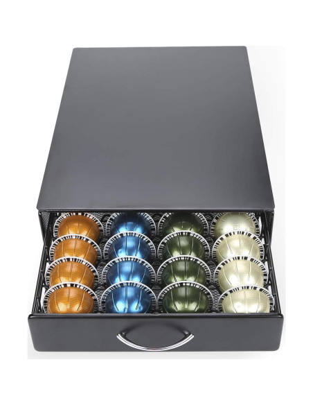 Cajón de Almacenamiento para Cápsulas Nespresso Vertuoline 40 pcs Cajón de Almacenamiento para Cápsulas Nespresso Vertuoline 40 pcs