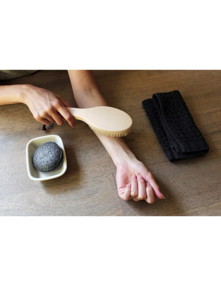 Cepillo Corporal Japonés IPPINKA Exfoliación Suave 24.9 cm Cepillo Corporal Japonés IPPINKA Exfoliación Suave 24.9 cm