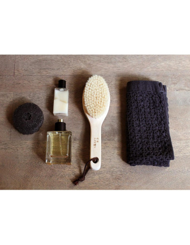 Cepillo Corporal Japonés IPPINKA Exfoliación Suave 24.9 cm