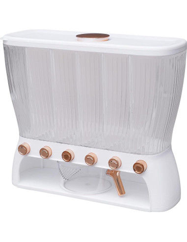 Dispensador de Alimentos Secos 6 Compartimentos HefengElec