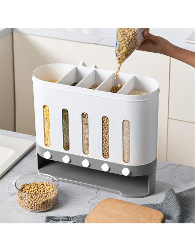 Dispensador de Alimentos Secos Fetcoi 10L Montaje en Pared