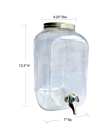 Dispensador de Bebidas de Plástico Lily's Home 7.57L - Juego de 2