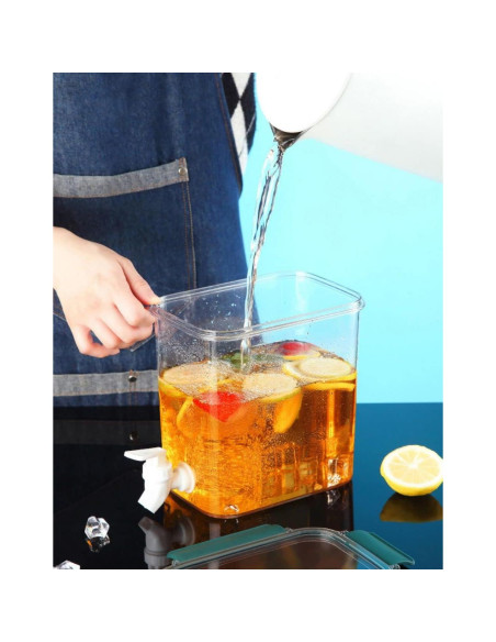 Dispensador de Bebidas de Plástico Elsjoy 2 Pack 3.5L Dispensador de Bebidas de Plástico Elsjoy 2 Pack 3.5L