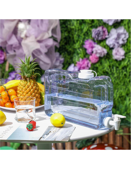 Dispensador de Bebidas Funnymoom 4 Botellas 4.16L Grifo BPA Libre Dispensador de Bebidas Funnymoom 4 Botellas 4.16L Grifo BPA Libre