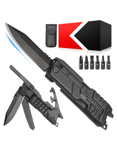 Multiherramienta 22 en 1 WILLUCK - Cuchillo y Accesorios