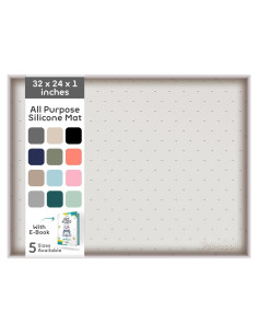 Alfombrilla para Comida de Perro PETHAPPILY XL 81x61cm Impermeable