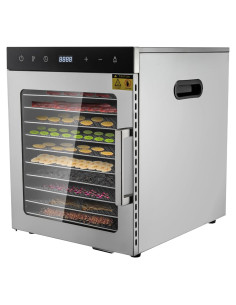 Deshidratador de Alimentos Liffshsy 10 Bandejas 800W Acero Inoxidable
