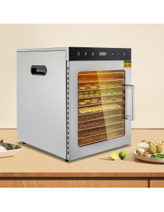 Deshidratador de Alimentos Liffshsy 10 Bandejas 800W Acero Inoxidable 2