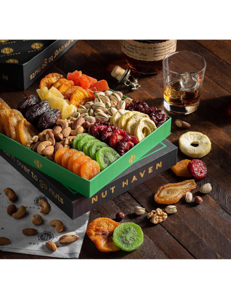 Cesta de Regalo Gourmet de Frutas Secas y Nueces Nut Haven - 2 Unidades Cesta de Regalo Gourmet de Frutas Secas y Nueces Nut Haven - 2 Unidades