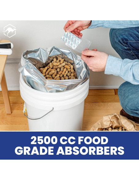 Absorbentes de Oxígeno Wallaby 400cc - 100 Unidades Grado Alimenticio Absorbentes de Oxígeno Wallaby 400cc - 100 Unidades Grado Alimenticio