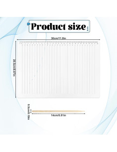 Plantilla de Línea Recta 30x20.5cm JJUNW - Dibujo y Caligrafía 2