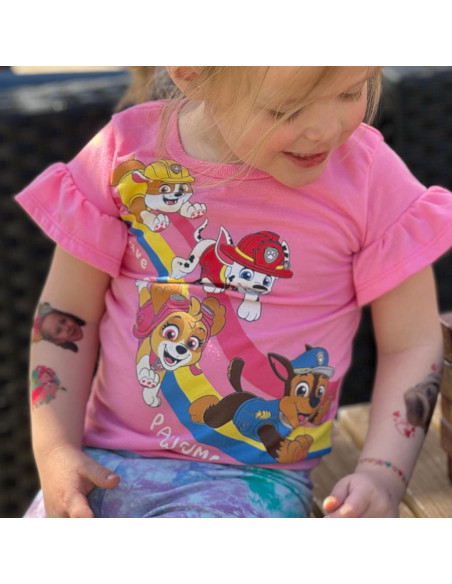 Tatuajes Temporales Personalizados Gran Punto de Felicidad - Set de 12 Tatuajes Temporales Personalizados Gran Punto de Felicidad - Set de 12