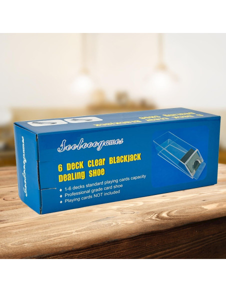 Dispensador de Cartas SEETOOOGAMES para 6 Barajas Dispensador de Cartas SEETOOOGAMES para 6 Barajas