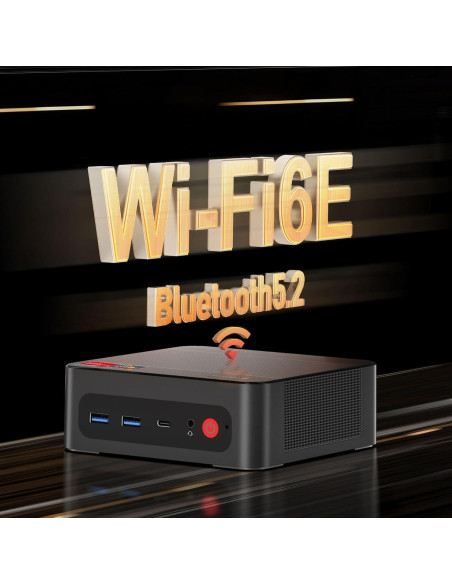 Mini PC BOSGAME P4 Ryzen 7 5700U 16GB RAM 512GB SSD Triple 4K Mini PC BOSGAME P4 Ryzen 7 5700U 16GB RAM 512GB SSD Triple 4K