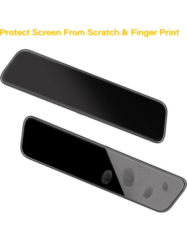 Película Anti-Reflejo WOLFBOX 12" para Espejo Retrovisor