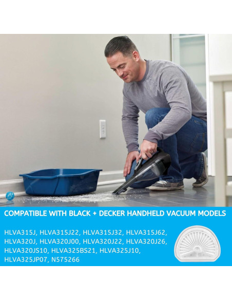 Filtro HEPA Nispira VLPF10 para aspiradora Black&Decker Filtro HEPA Nispira VLPF10 para aspiradora Black&Decker