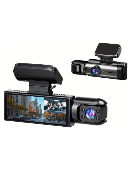 Cámara de tablero dual LAMJAD 1080P con visión nocturna Cámara de tablero dual LAMJAD 1080P con visión nocturna
