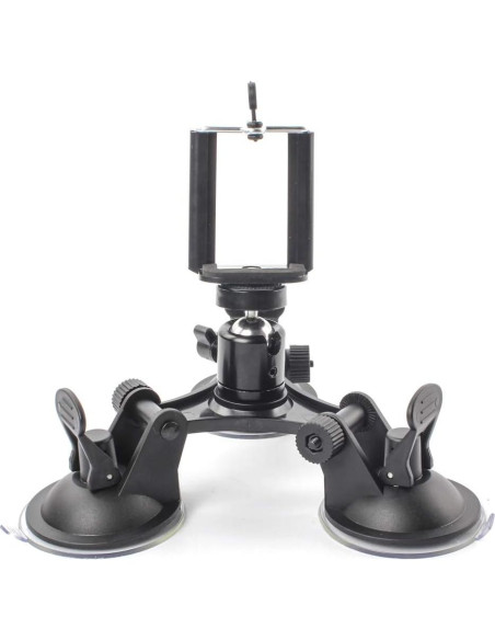 Soporte de cámara de succión triple EZESO 360 para coche Soporte de cámara de succión triple EZESO 360 para coche