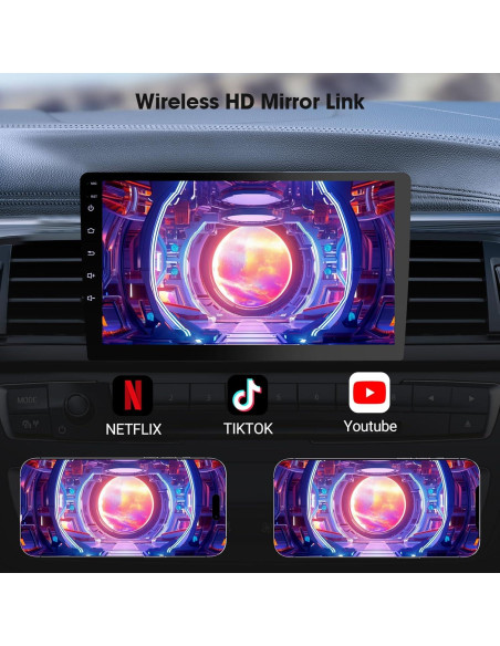 Estéreo Doble Din Haudio 9" CarPlay Inalámbrico y GPS Estéreo Doble Din Haudio 9" CarPlay Inalámbrico y GPS