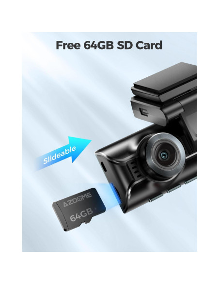 Cámara de Coche AZDOME M550 Pro 4K Delantera y Trasera GPS Cámara de Coche AZDOME M550 Pro 4K Delantera y Trasera GPS