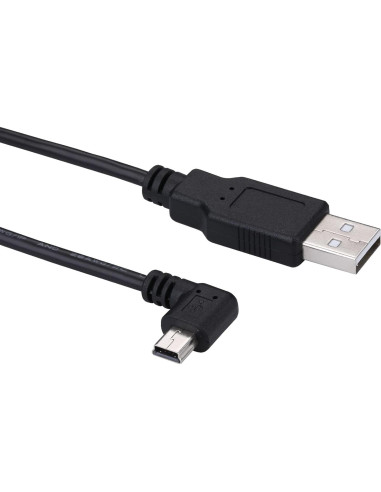 Cable USB A a Mini B 3M LARRITS 90 Grados para Carga y Datos