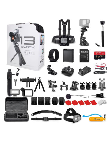 GoPro HERO13 Black Creator Edition - Cámara 5.3K + Accesorios