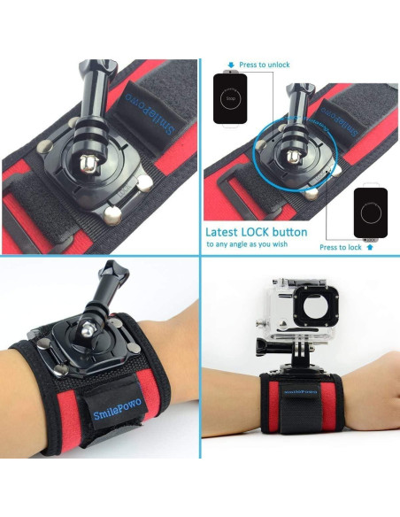 Kit de Accesorios para Cámara de Acción SmilePowo 51 en 1 Kit de Accesorios para Cámara de Acción SmilePowo 51 en 1