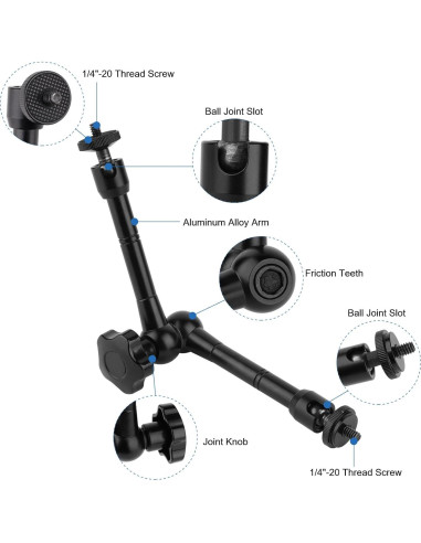 Soporte de Cámara para Reposacabezas Mippko MK76 Ajustable